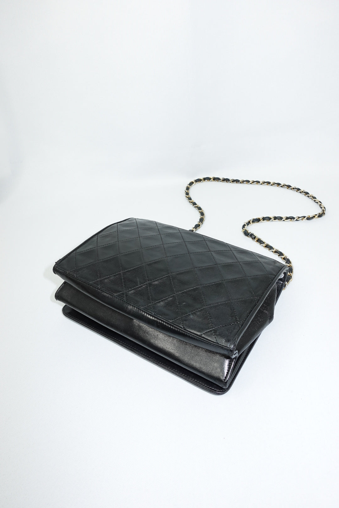 Chanel Vintage Embroidered CC Logo Camera Bag