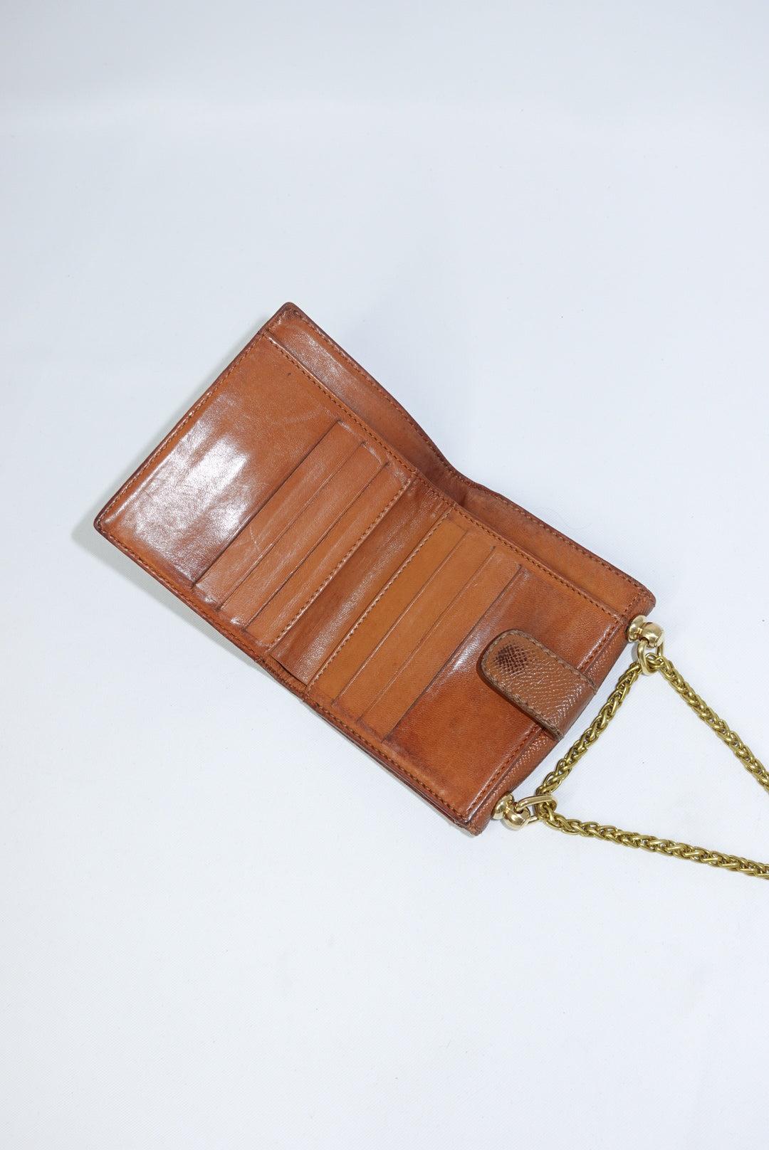 Re-Worked Chanel Vintage Caramel Brown Small W.O.C.