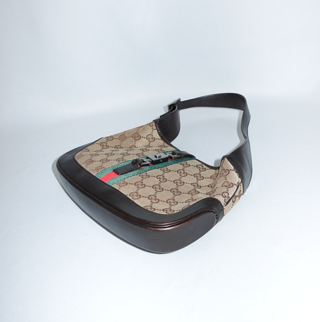 Gucci Jackie Monogram & Brown Bag