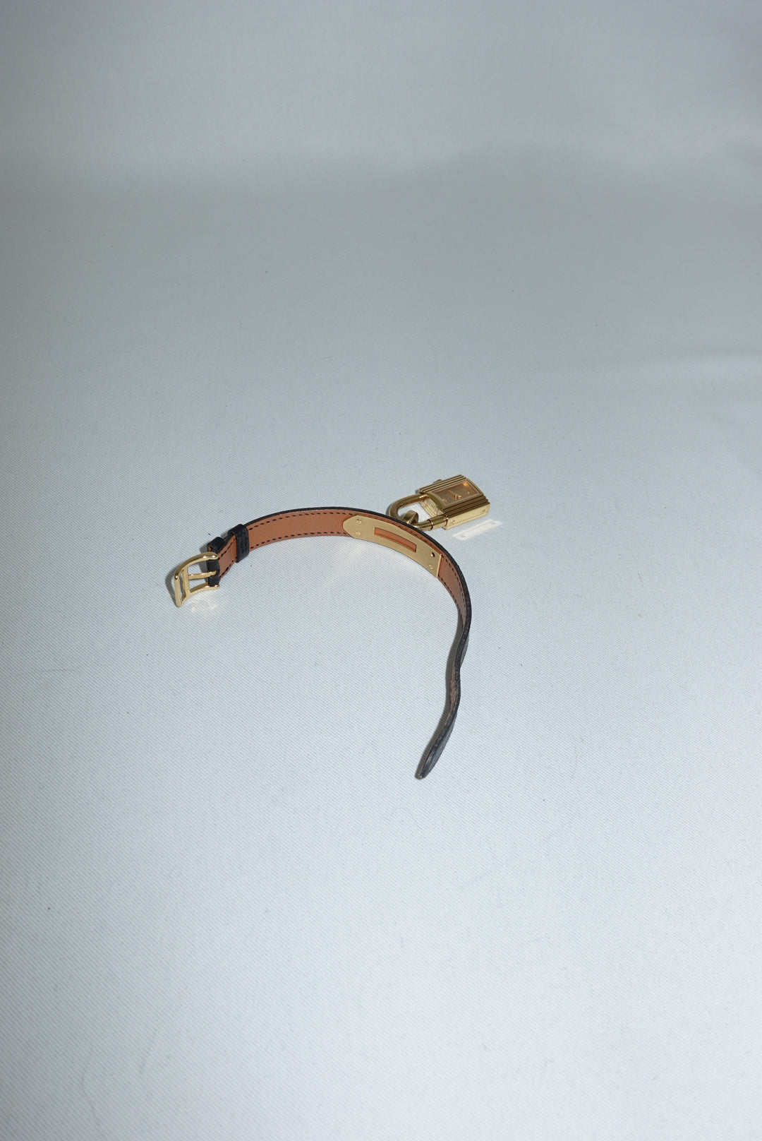 Hermès Kelly Vintage Watch with Black Strap