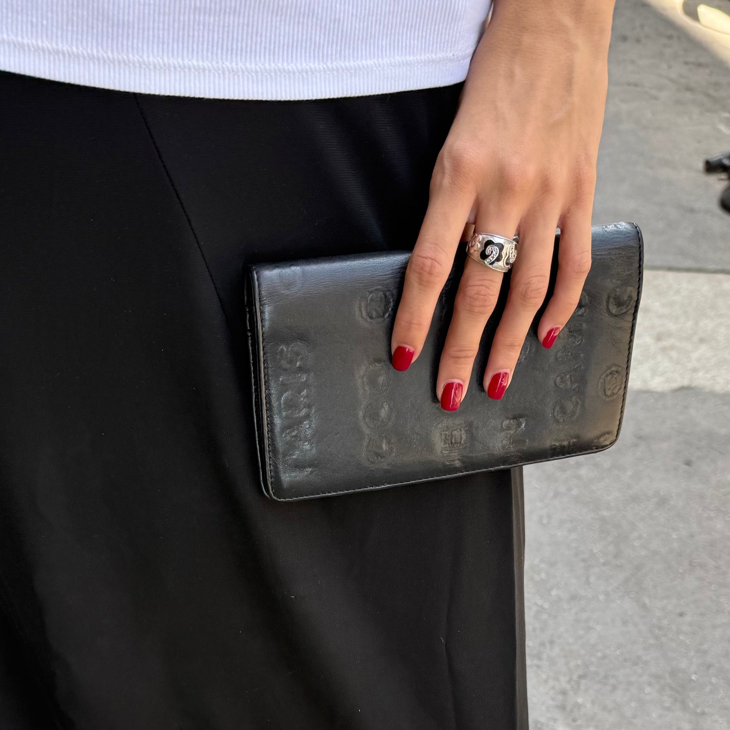 Chanel Black Leather Wallet