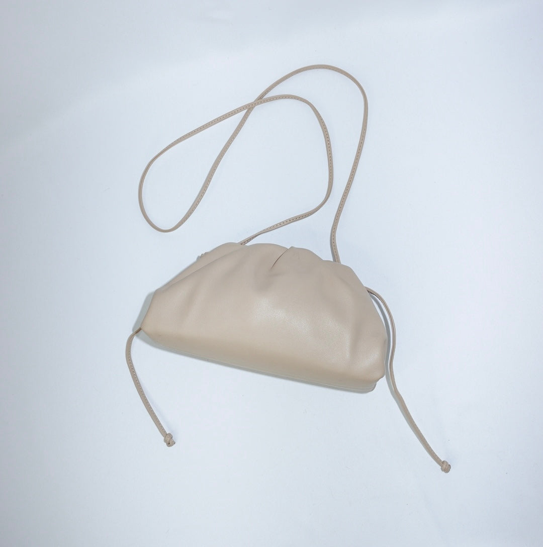 Bottega Veneta Beige Mini Pouch