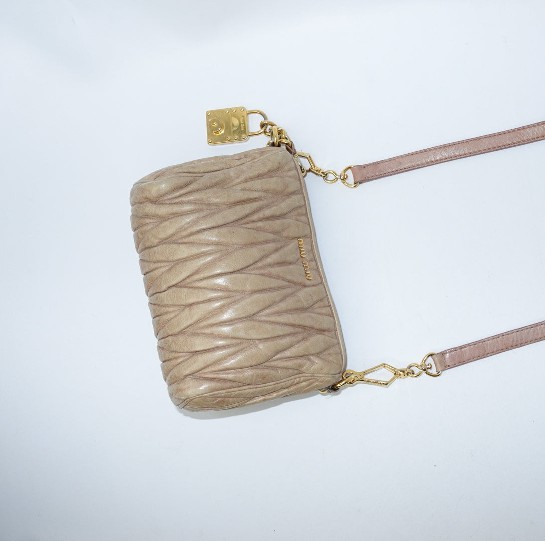 Miu Miu Beige Crossbody