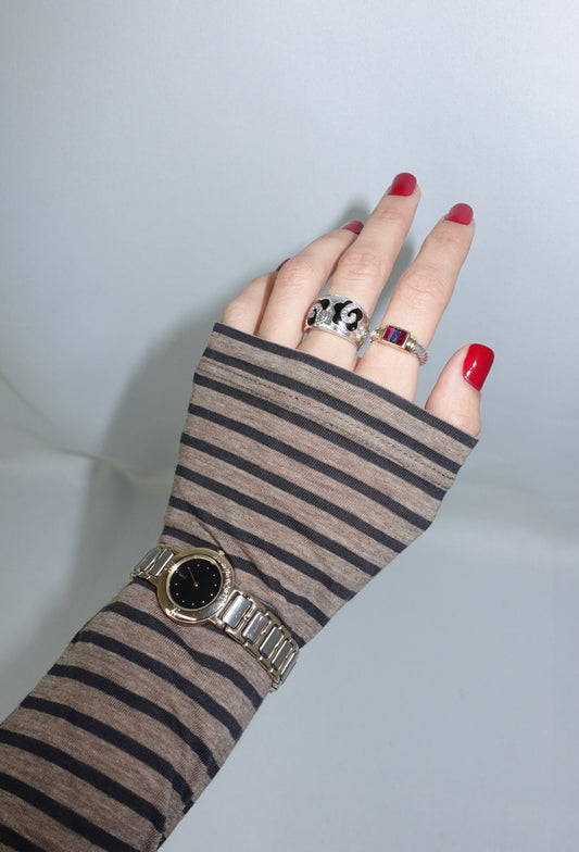 Yves Saint Laurent Vintage Watch Black and Two Toned Watch