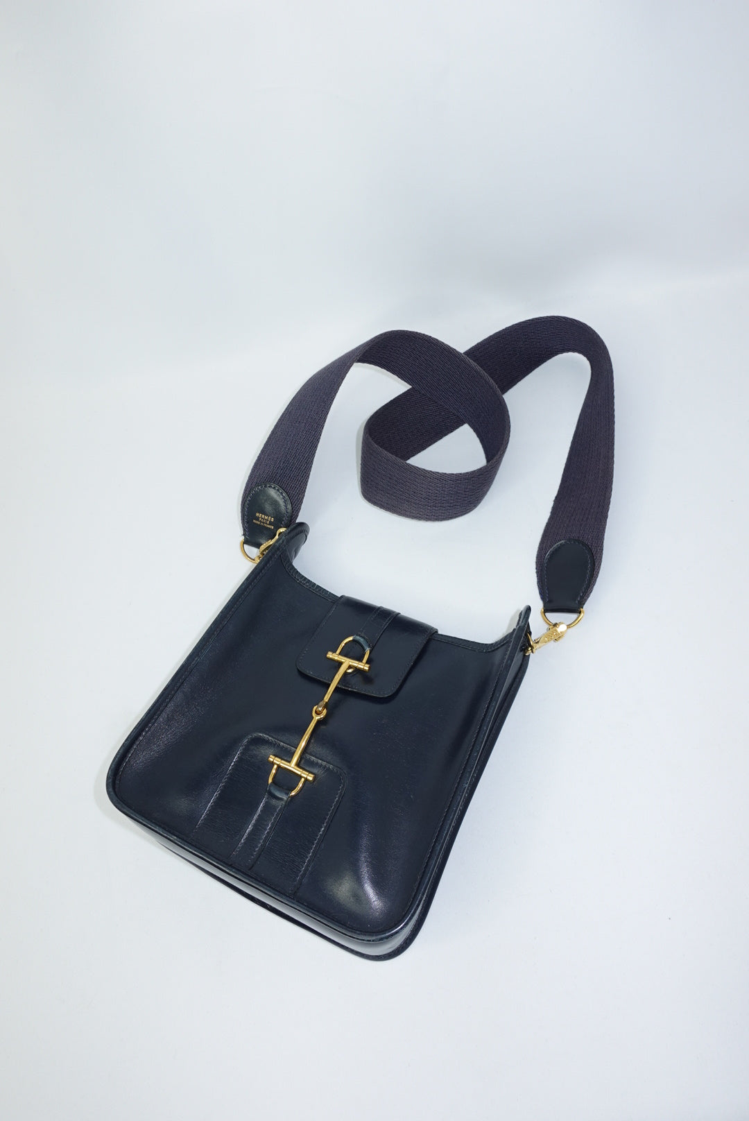 Hermès Vintage Evelyn Navy Special Edition