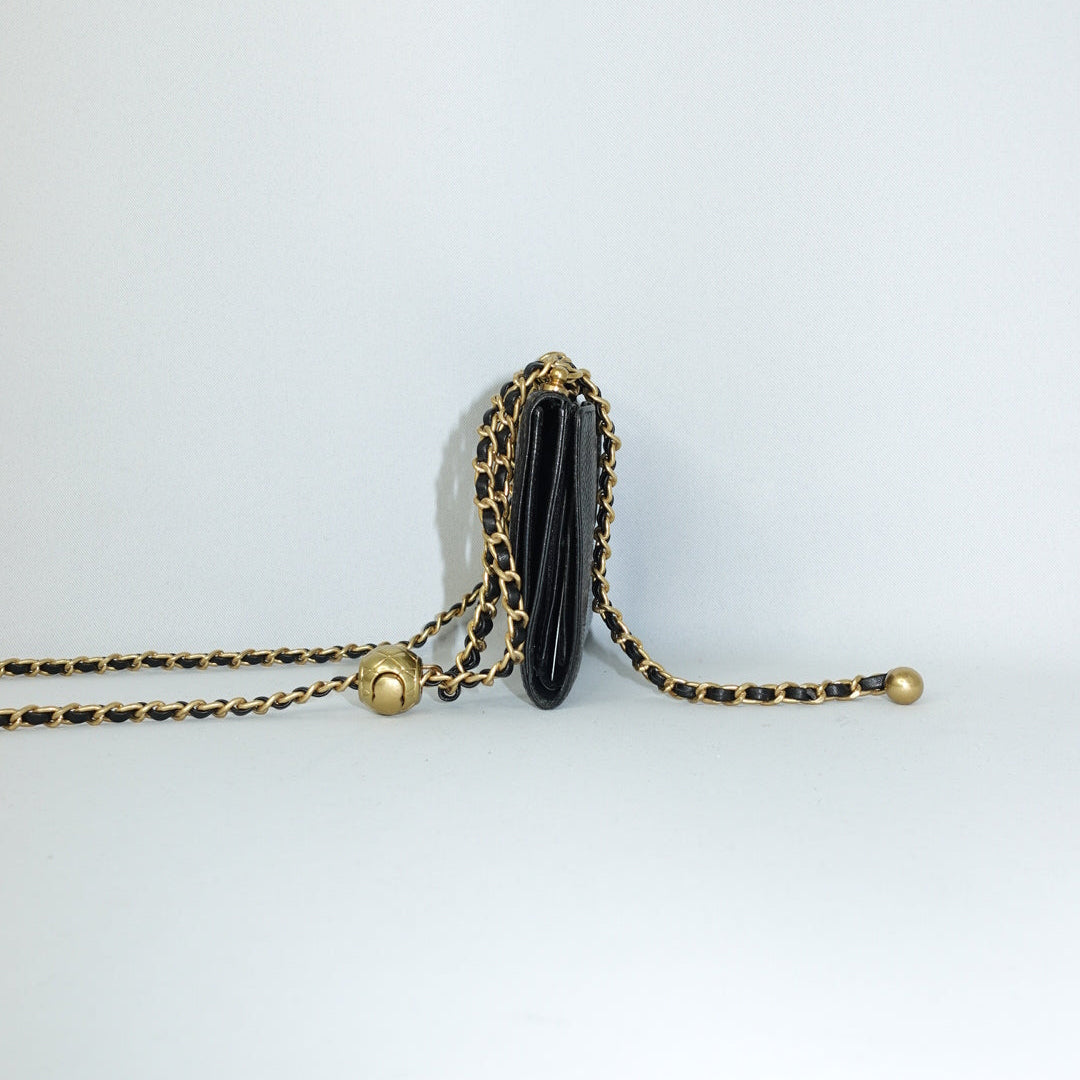 Chanel Mini Wallet w/ Chain