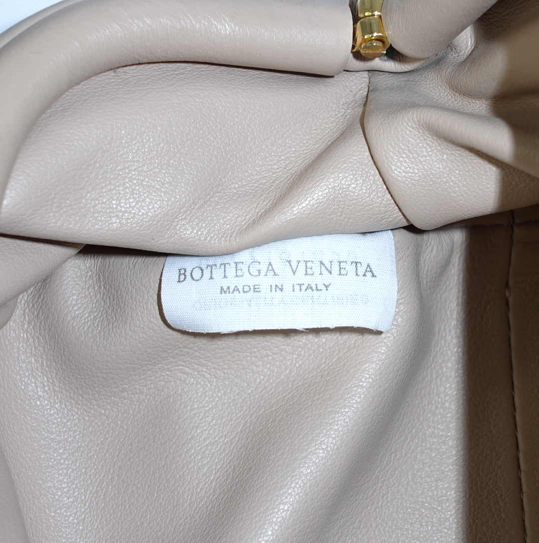 Bottega Veneta Beige Mini Pouch
