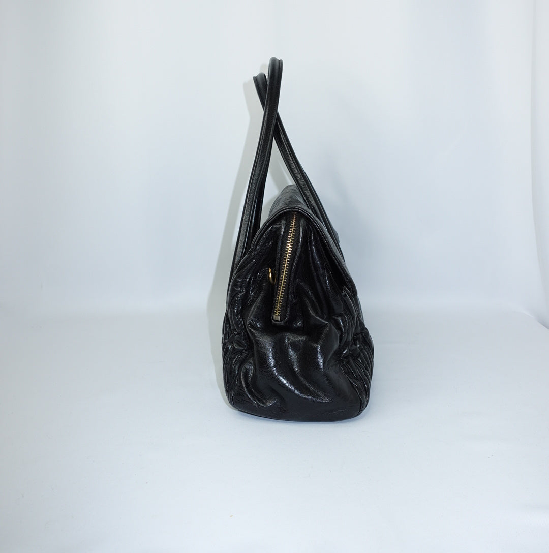 Miu Miu Matelasse Black Bag