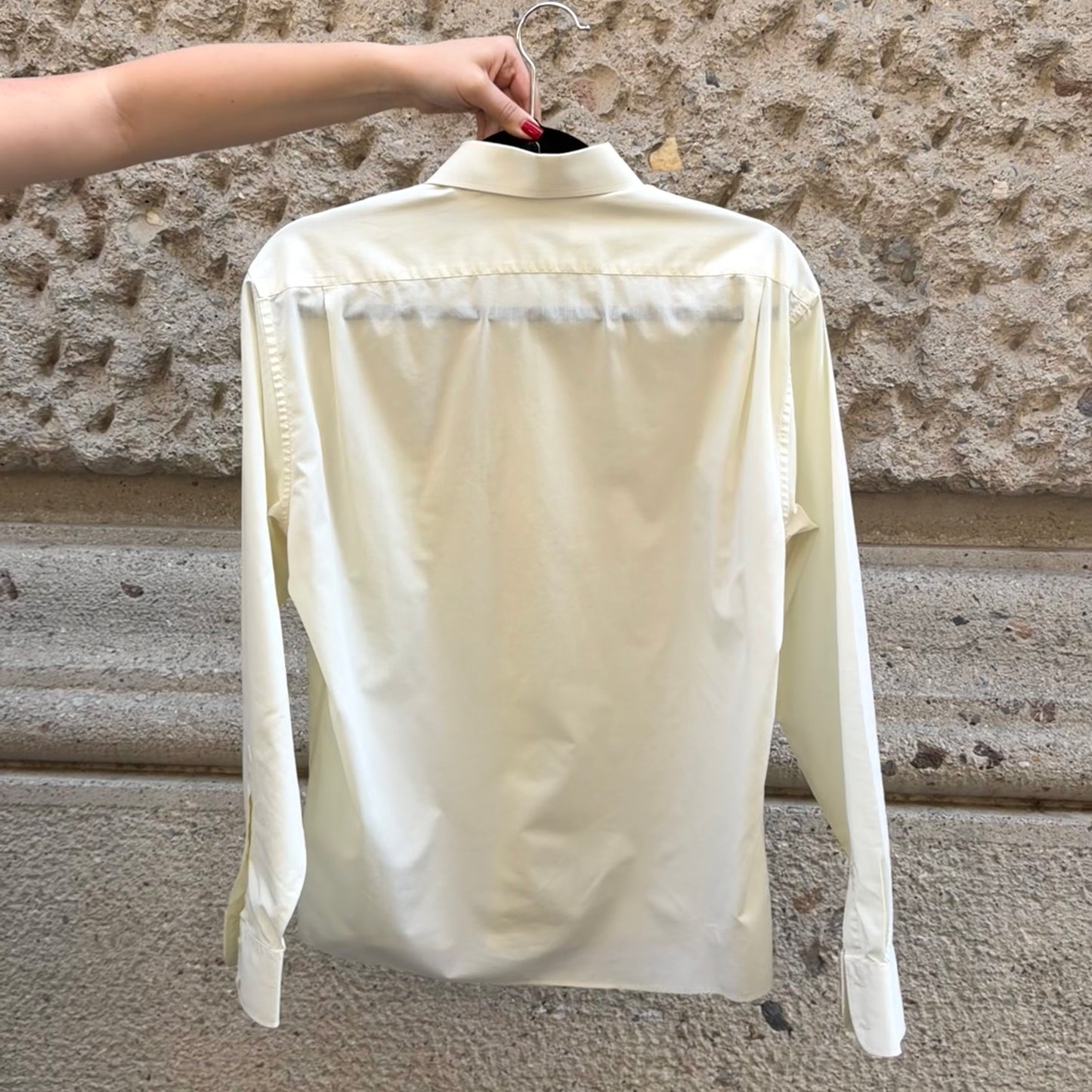 Yves Saint Laurent Butter Yellow Shirt