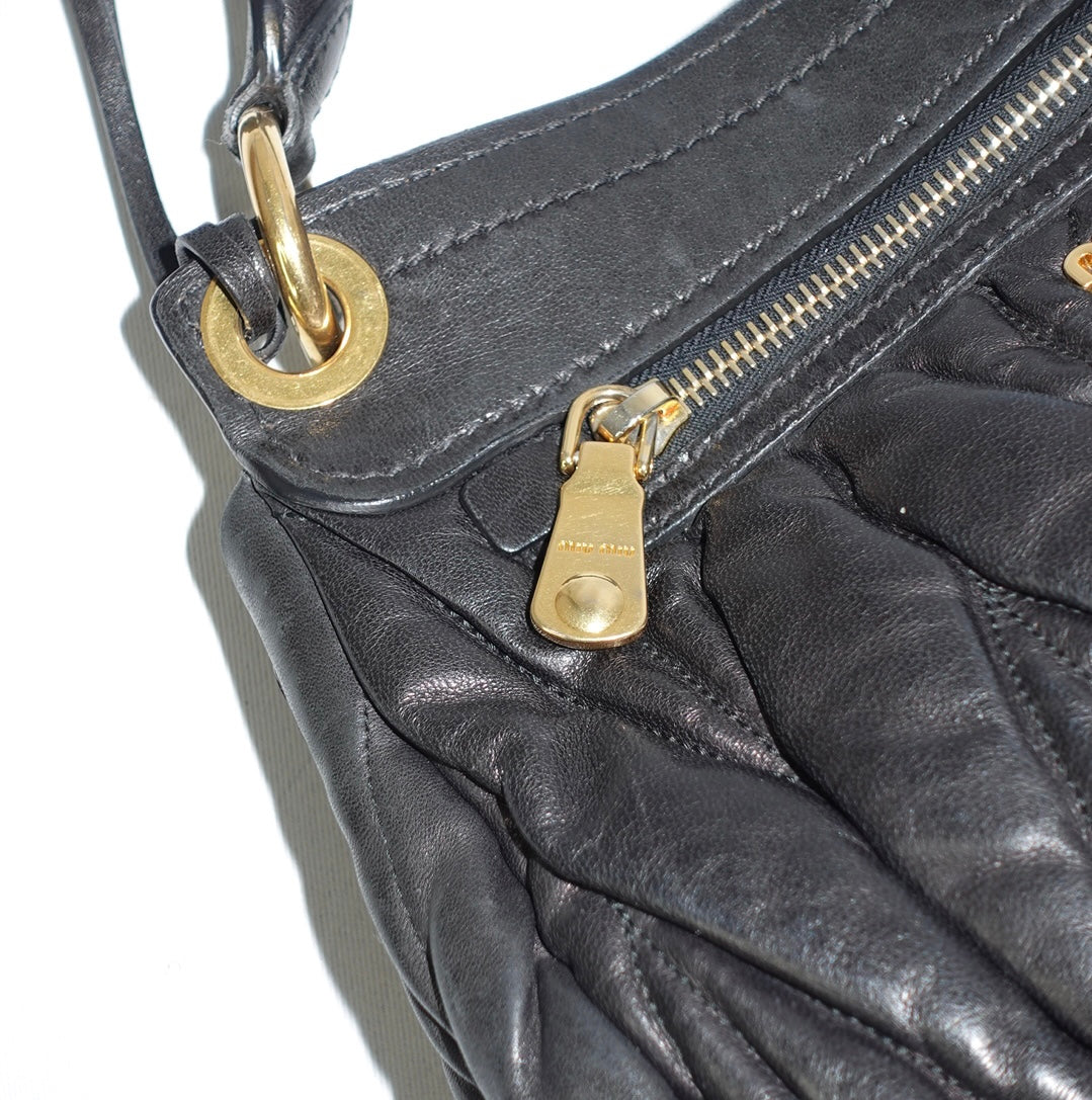Miu Miu Matelassé Coffer Bag