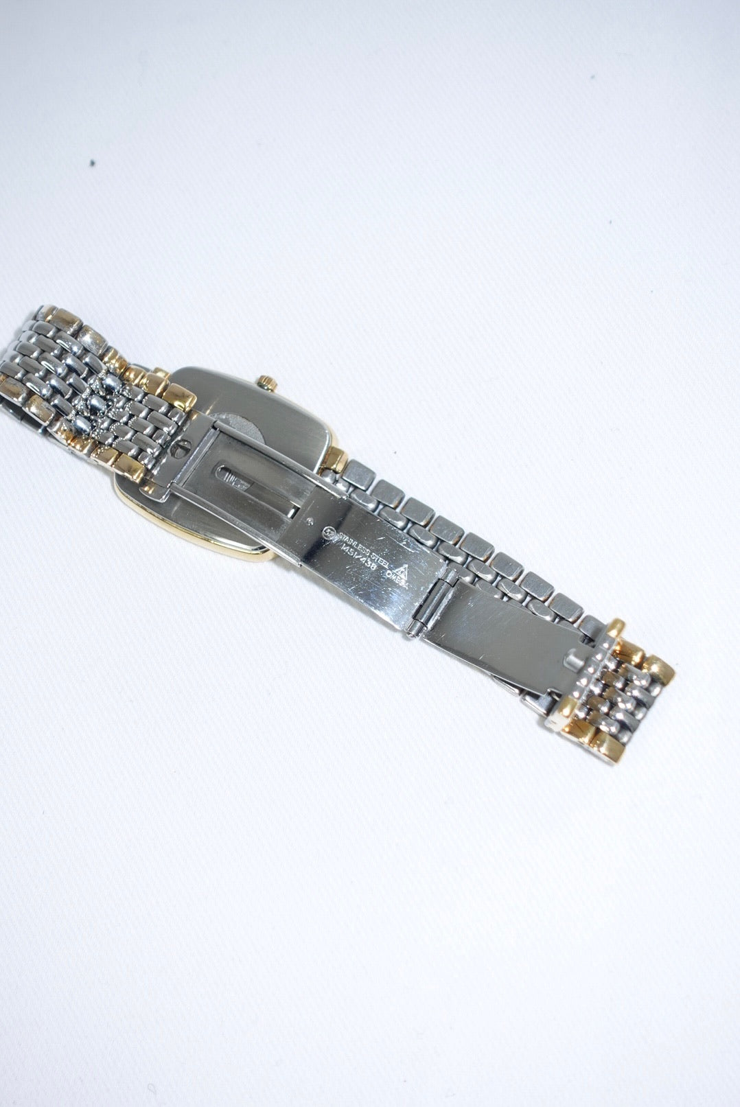 Omega Rectangular Large De Ville Gold Watch