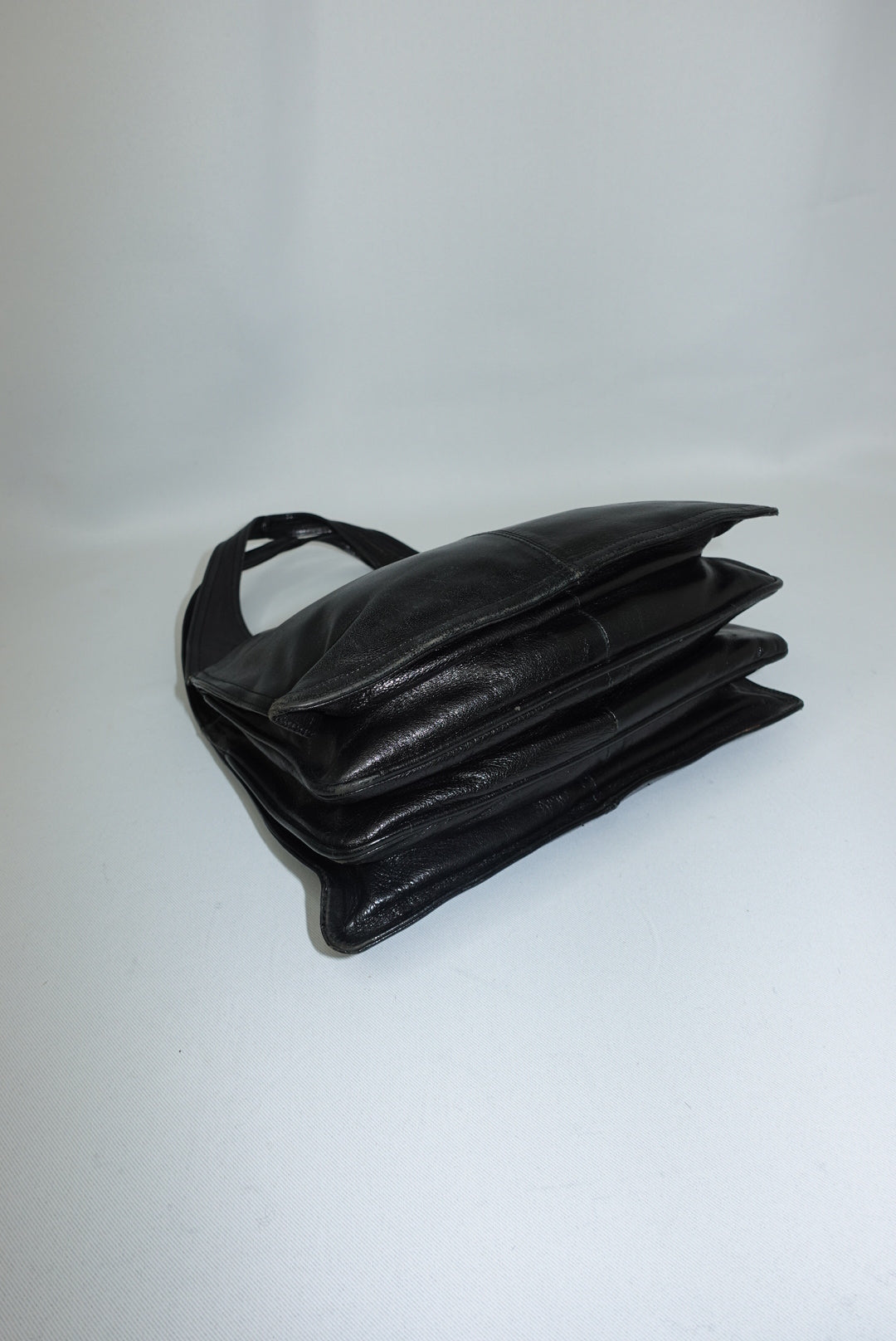 Bottega Veneta Vintage Black Leather Bag