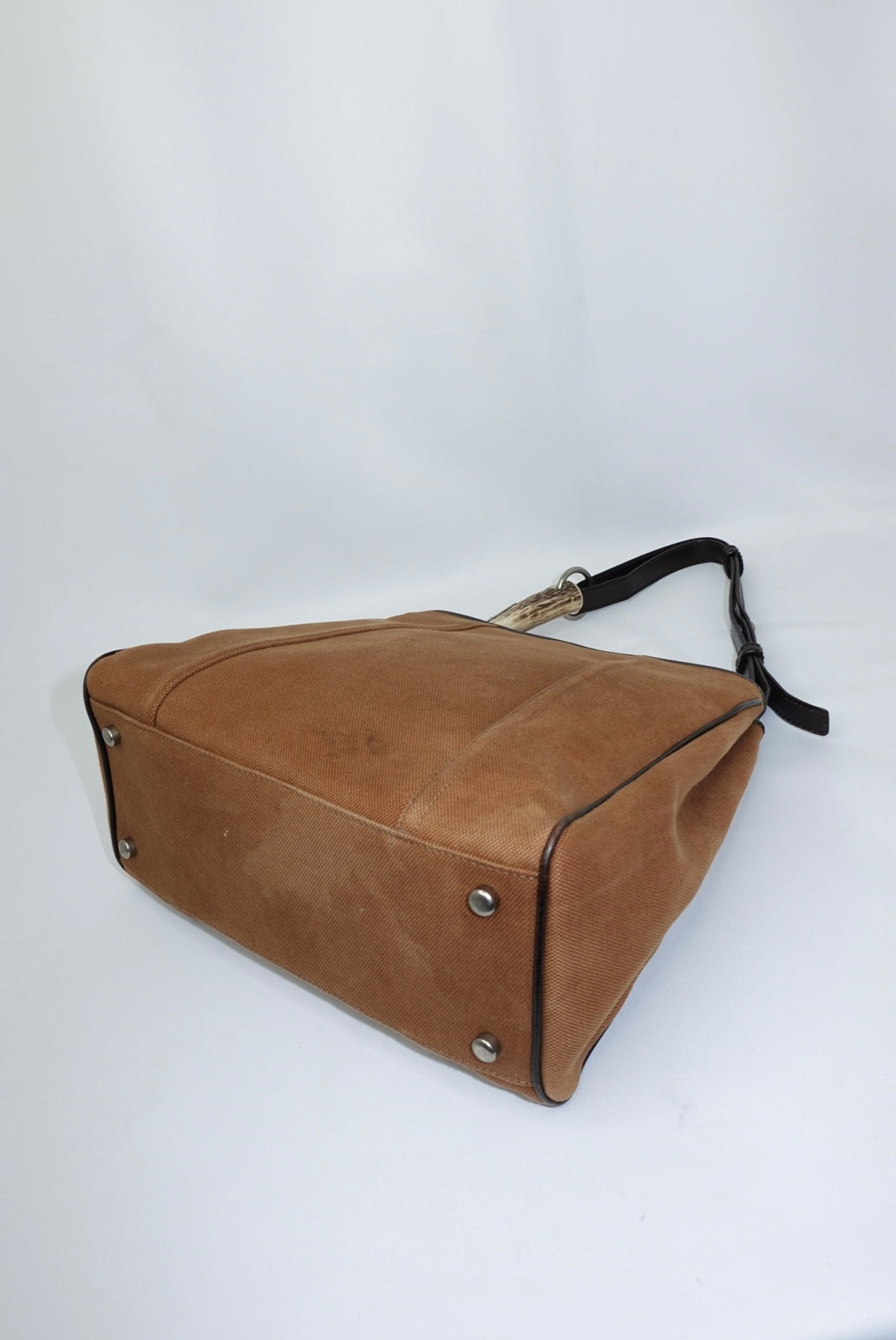 Yves Saint Laurent Mombasa Vintage Caramel Brown Tote Bag