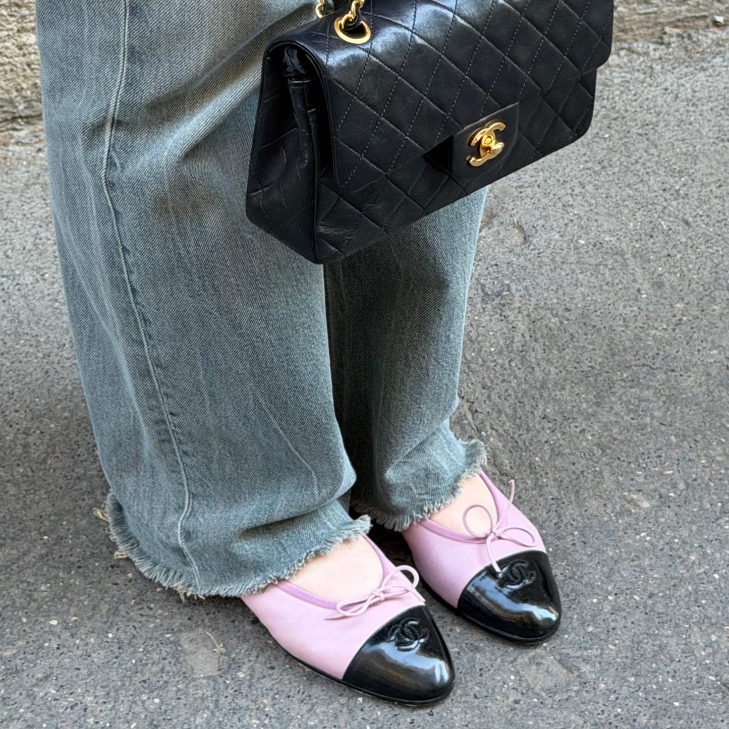 Chanel Pink Ballet Flats 39.5