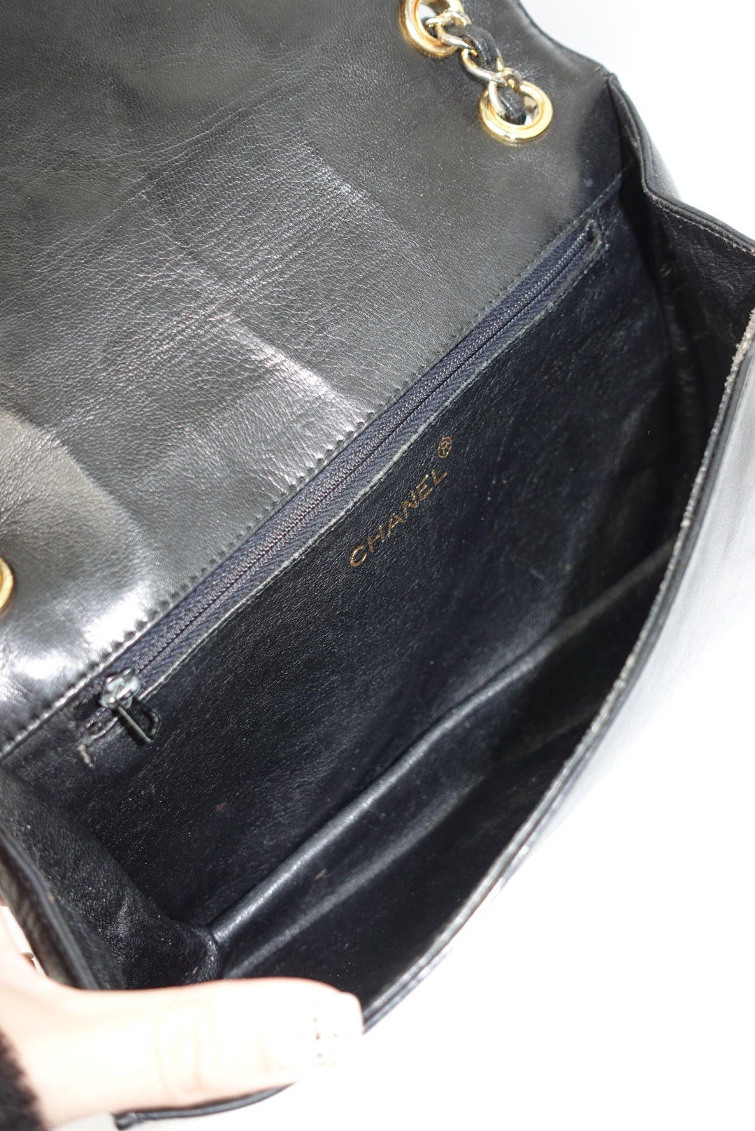 Chanel Vintage Embroidered CC Logo Camera Bag