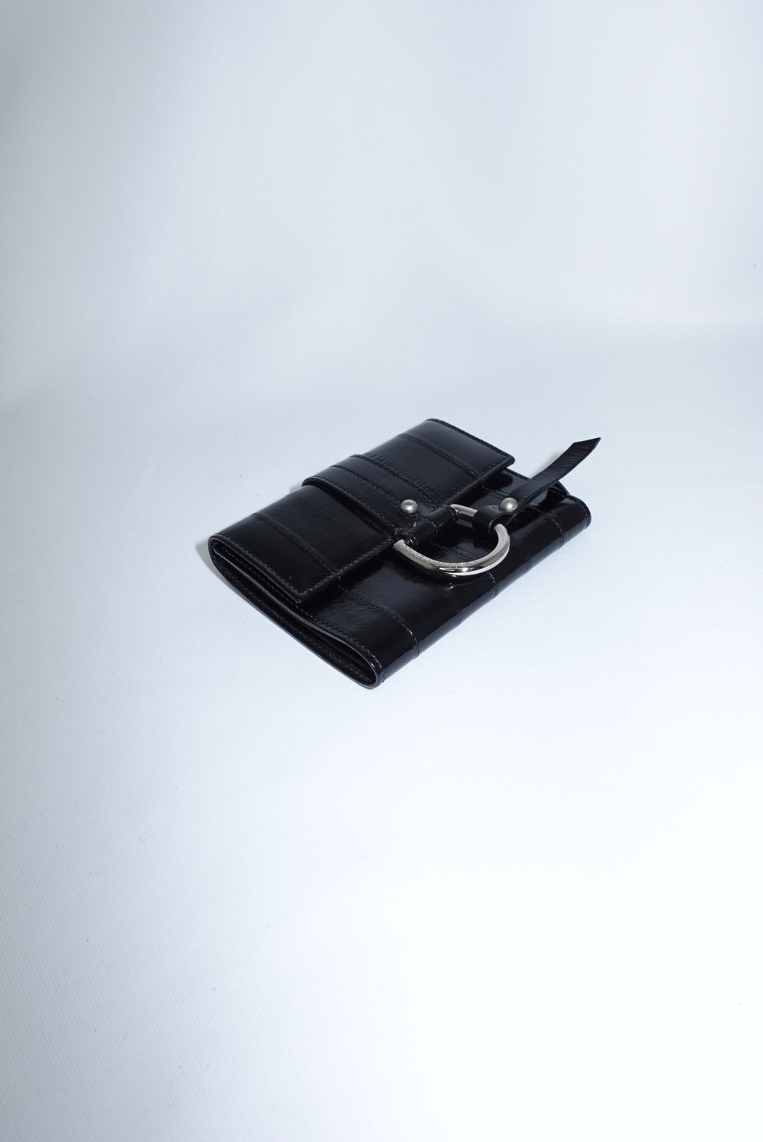 Dolce & Gabbana Vintage Black Patent Leather Wallet