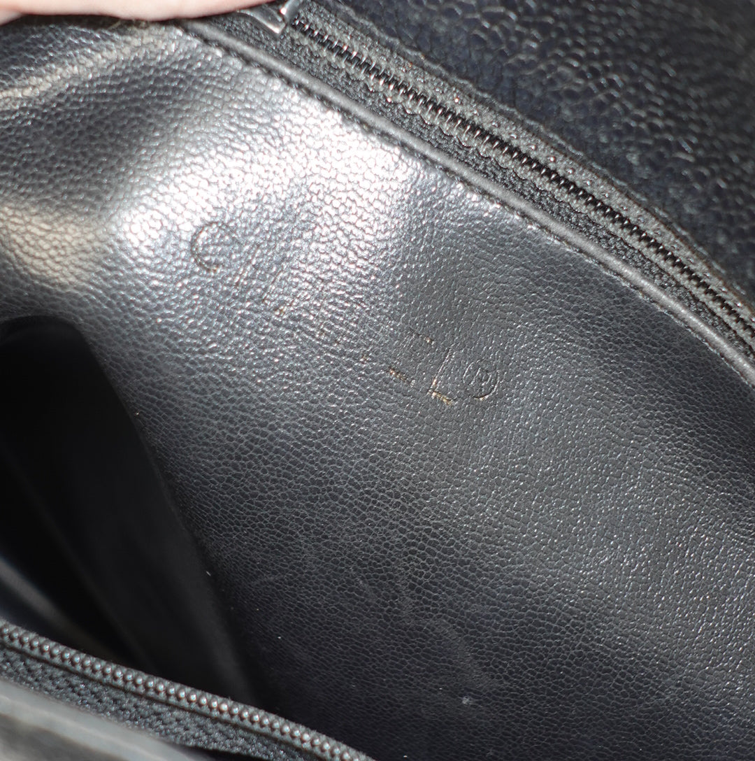 Chanel Black Leather Tote
