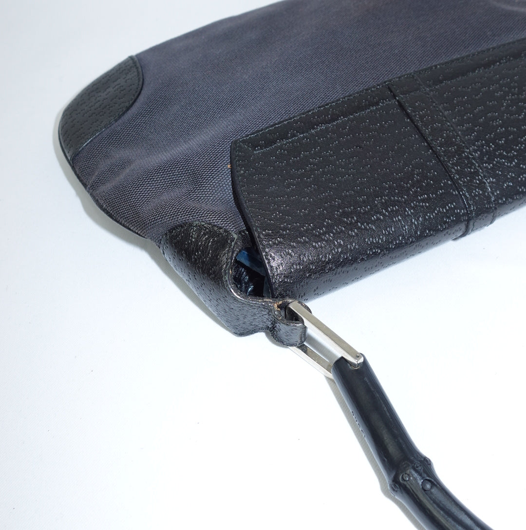 Gucci Black Jackie w/ Bamboo Handle