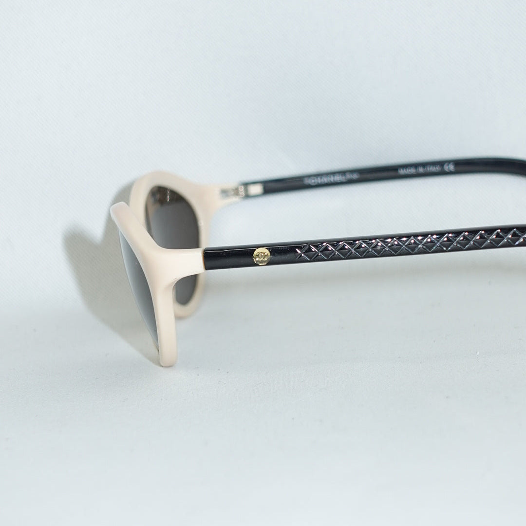 Chanel Black & White Sunglasses