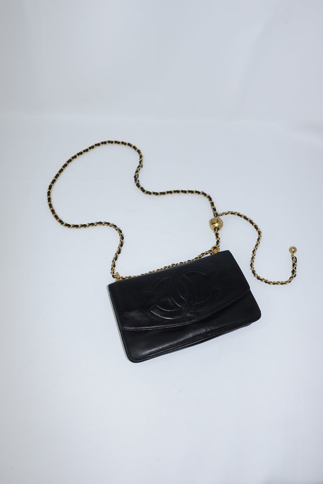 Re-Worked Chanel CC Flap Vintage W.O.C Lambskin