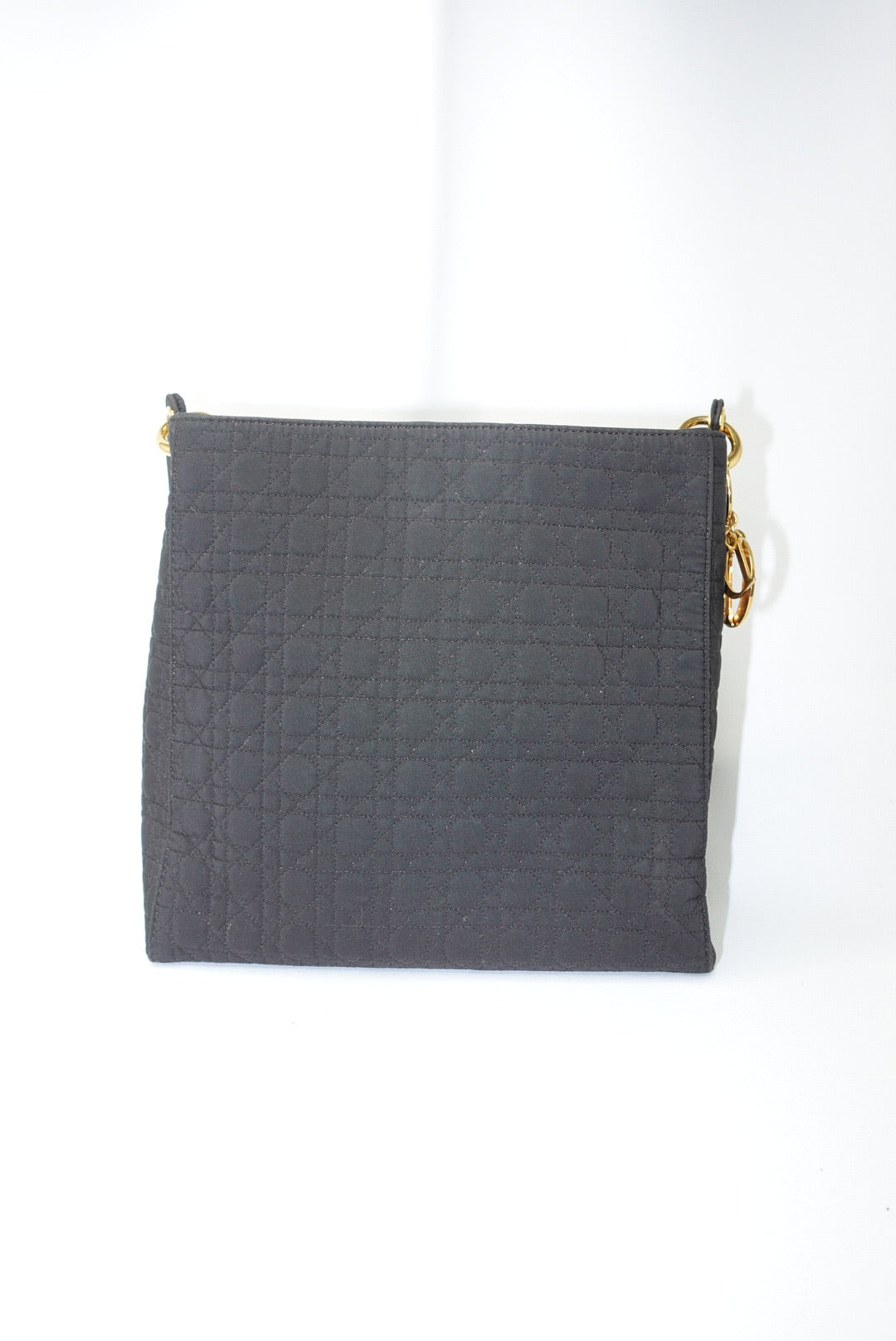 Christian Dior Canage Black Shoulder Bag