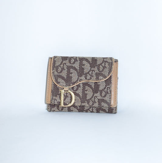 Dior Brown Monogram Wallet