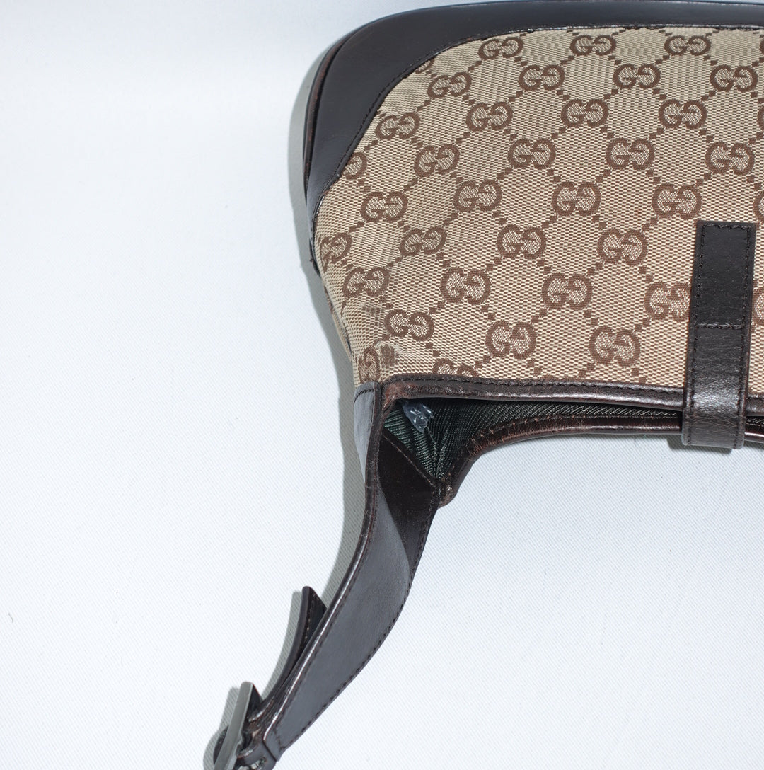 Gucci Jackie Monogram & Brown Bag