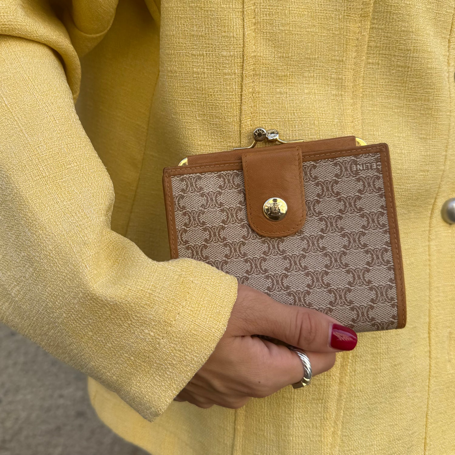 Celine Macadam Vintage Wallet