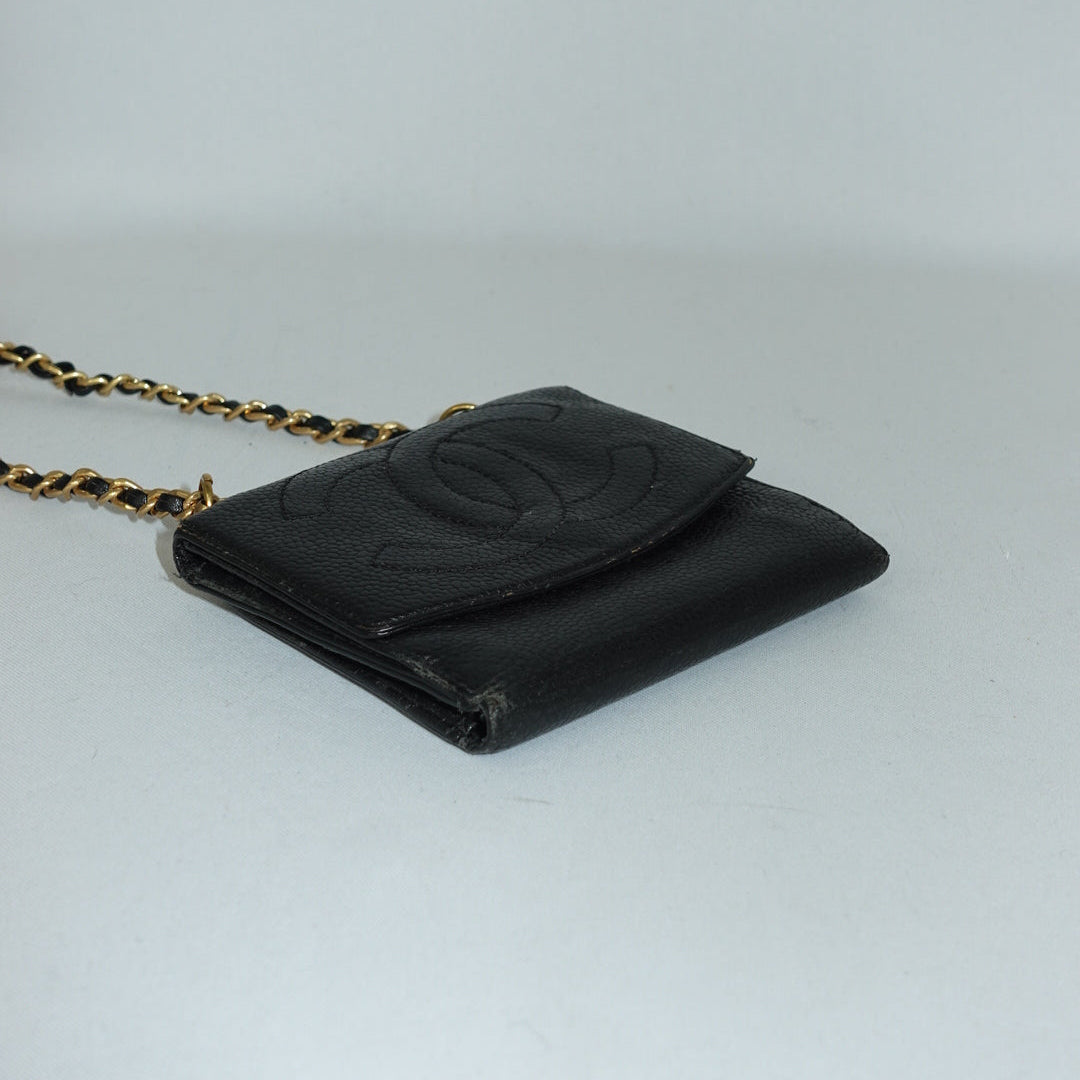 Chanel Mini Wallet w/ Chain
