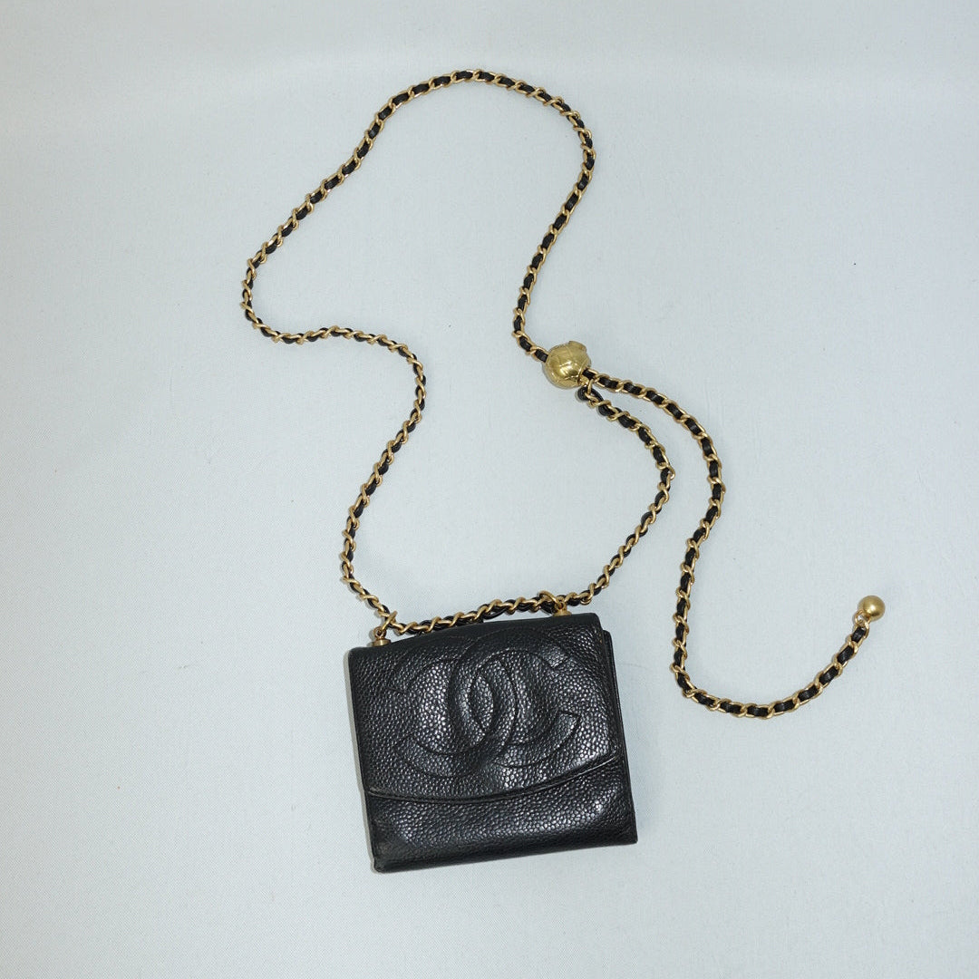 Chanel Mini Wallet w/ Chain