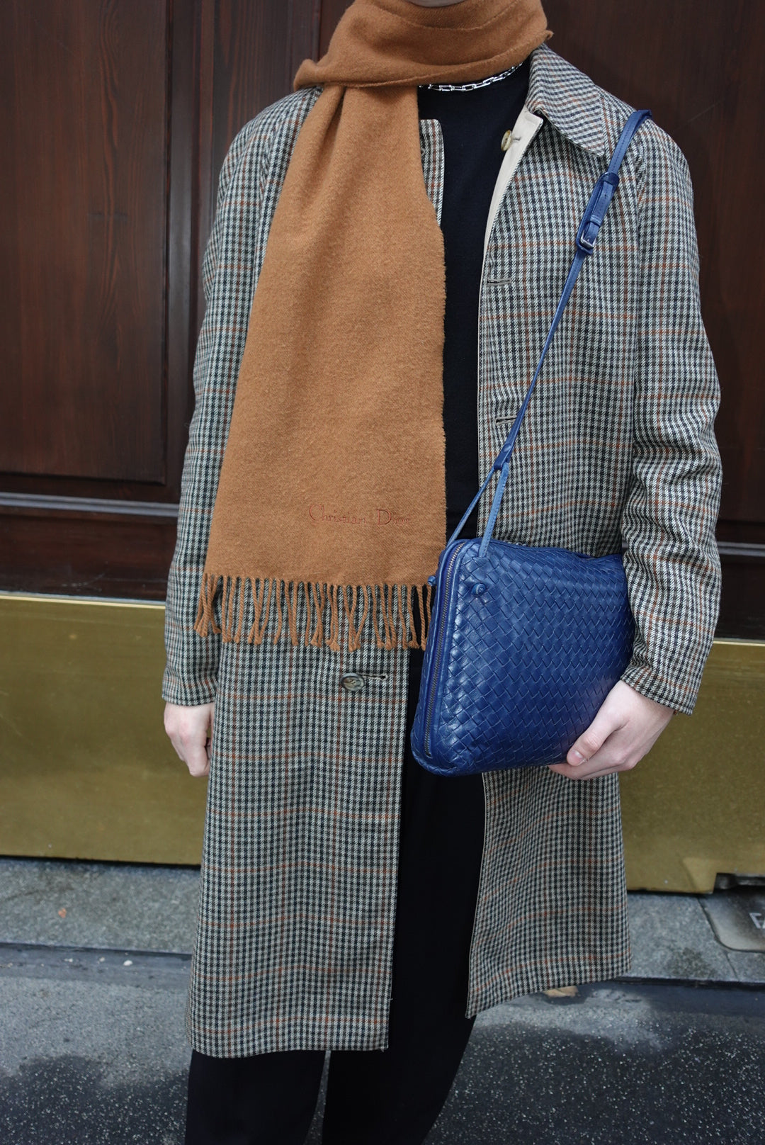 Christian Dior Vintage Caramel Scarf