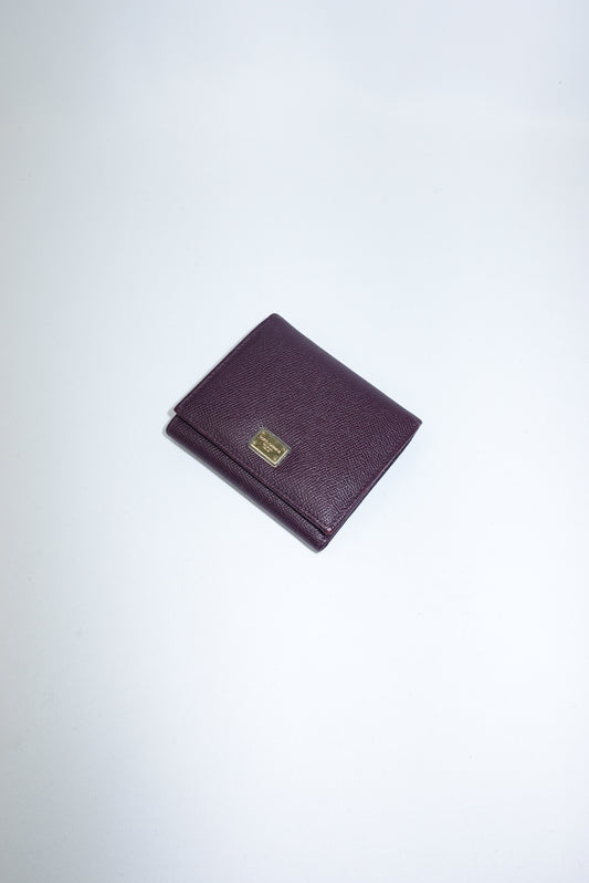 Dolce & Gabbana Small Plum Wallet