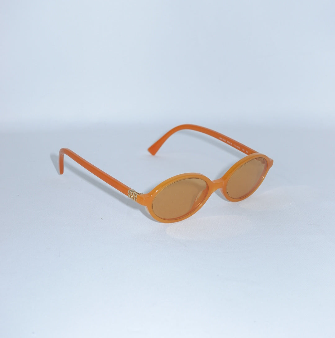 Miu Miu Orange Regard Sunglasses