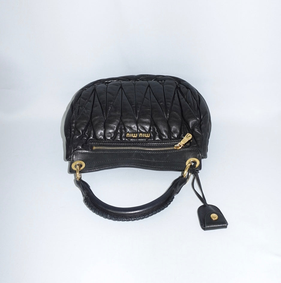 Miu Miu Matelassé Coffer Bag