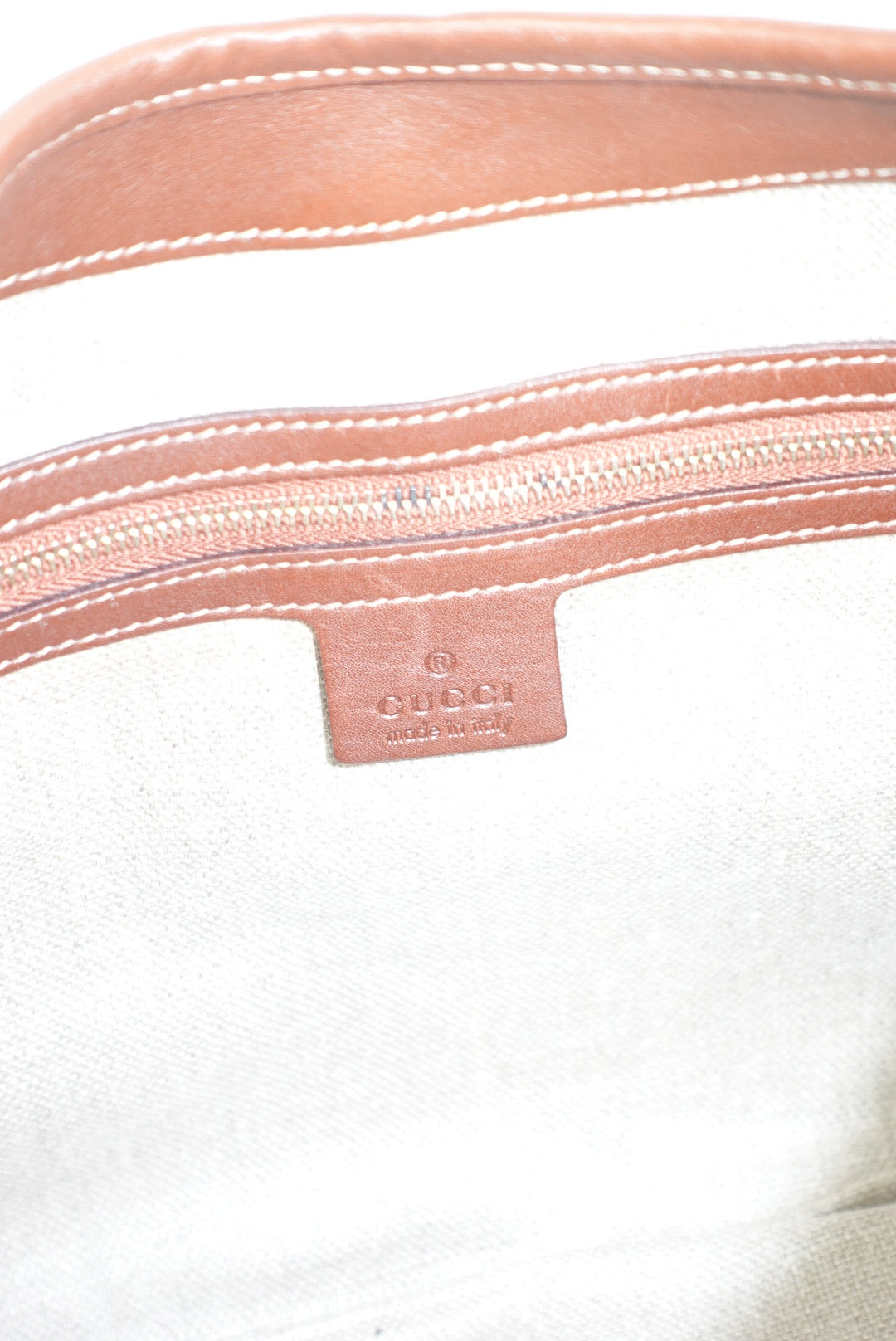 Gucci Jackie Vintage Hobo Brown & Yellow Print Bag