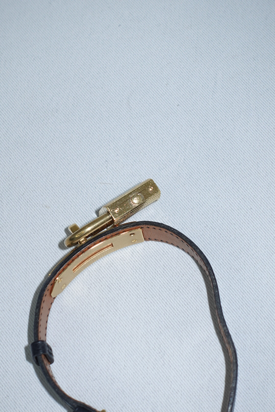 Hermès Kelly Vintage Watch with Black Strap