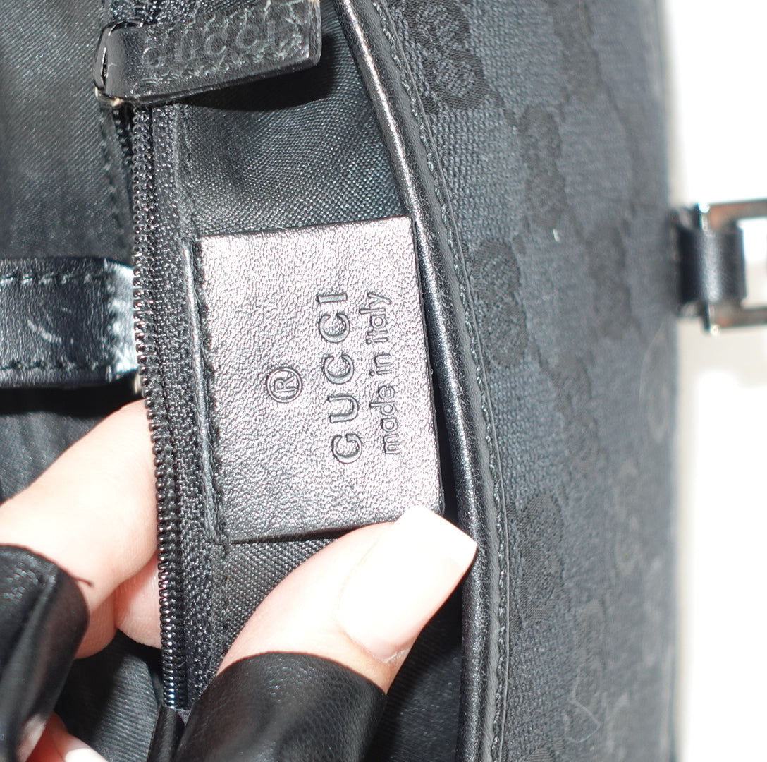 Gucci Jacki Mini Black Canvas
