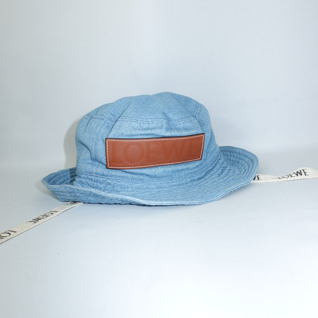 Cappello da pescatore vintage in denim Loewe