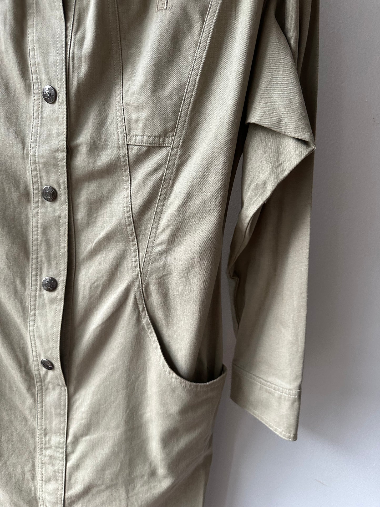 030. FENDI Long Sleeved Vintage Dress