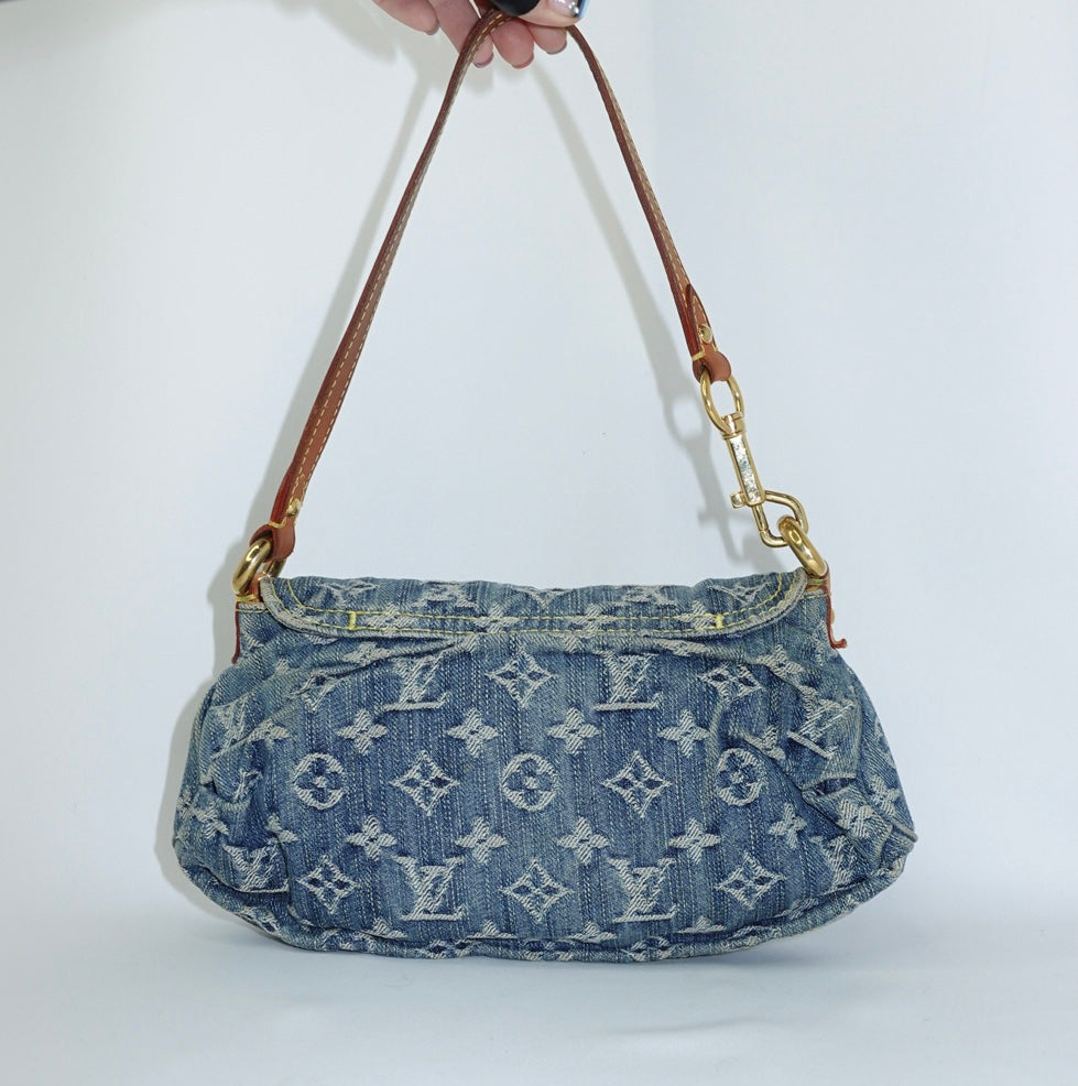 Louis Vuitton Denim Pleaty Mini Bag