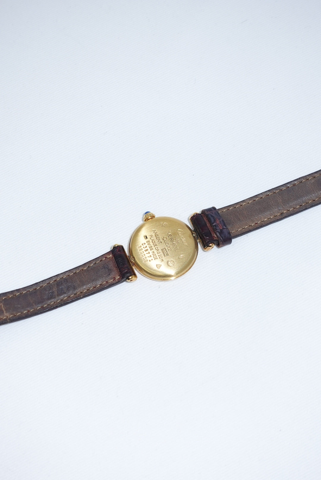 Cartier Must Colisée 24mm Gold Plated Vintage Watch