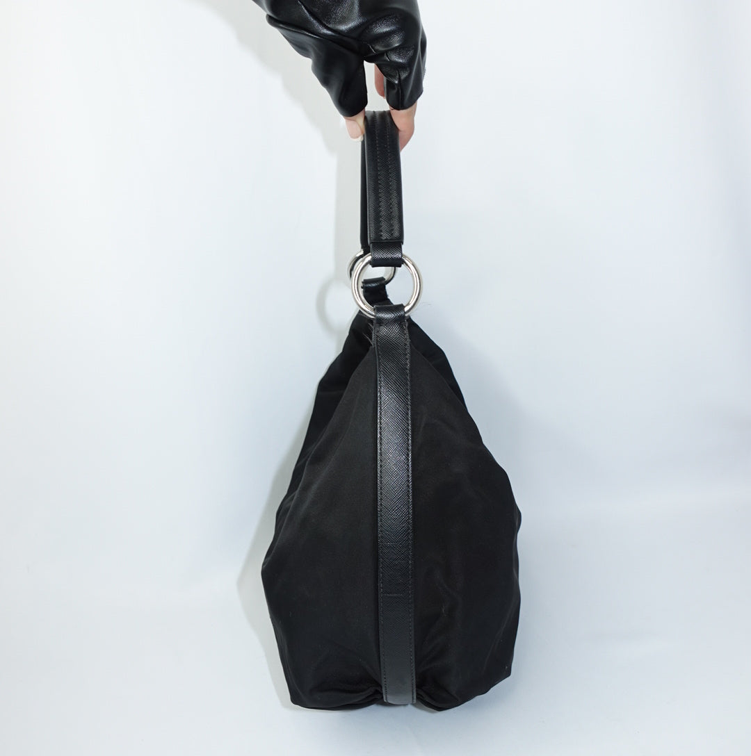 Prada Nylon Half Moon Bag