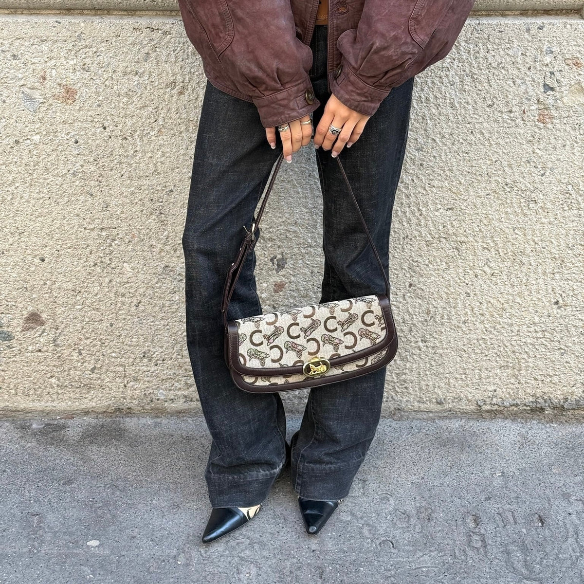 Cèline Sulky - C Monogram Canvas Bag