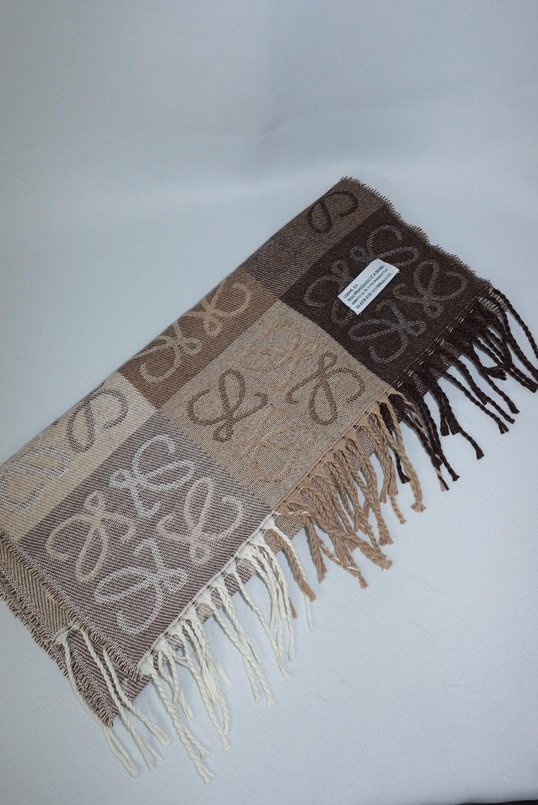 Loewe Wool & Cachemere Logo Scarf