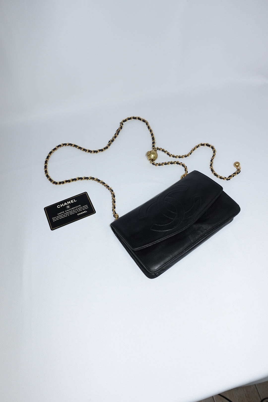 Re-Worked Chanel CC Flap Vintage W.O.C Lambskin