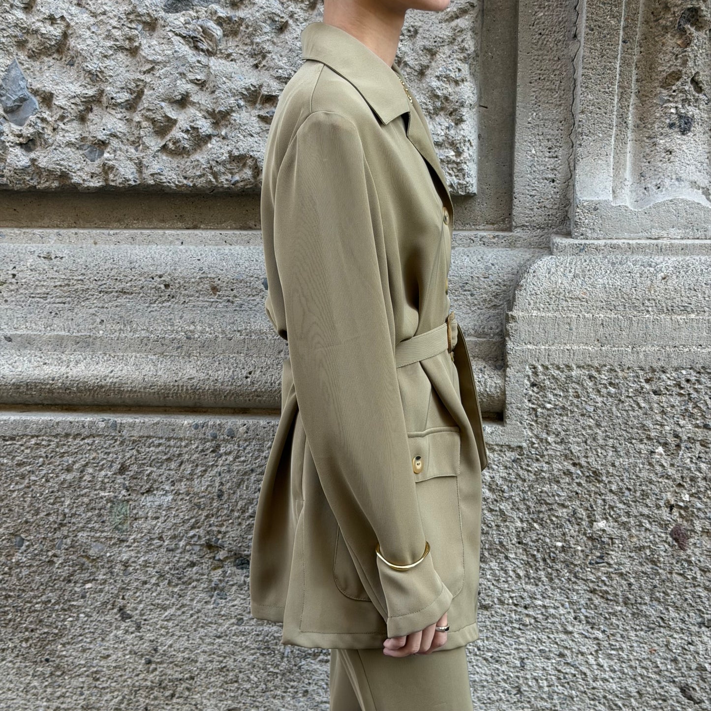 Khaki Trousers Set