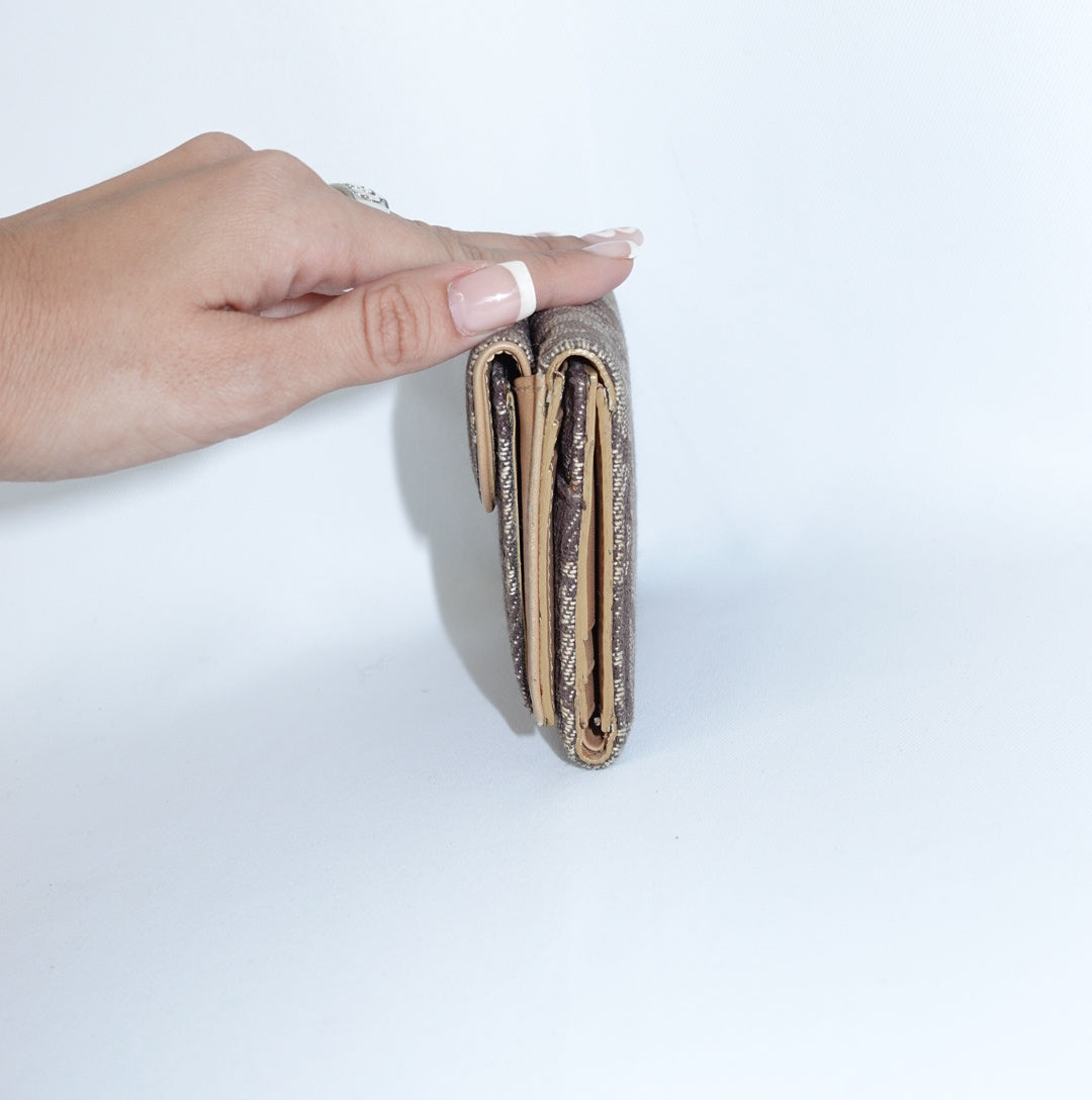 Dior Brown Monogram Wallet
