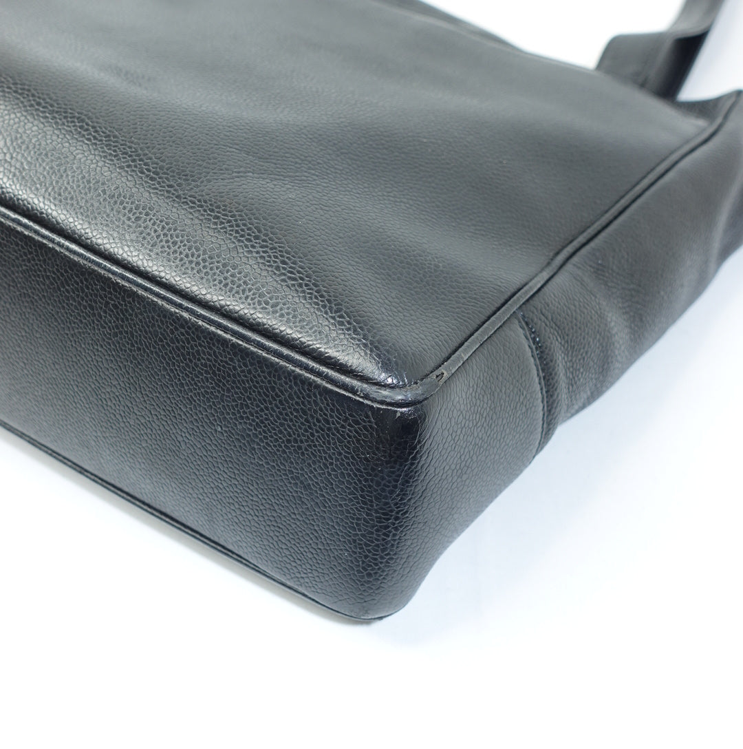 Chanel Black Leather Tote