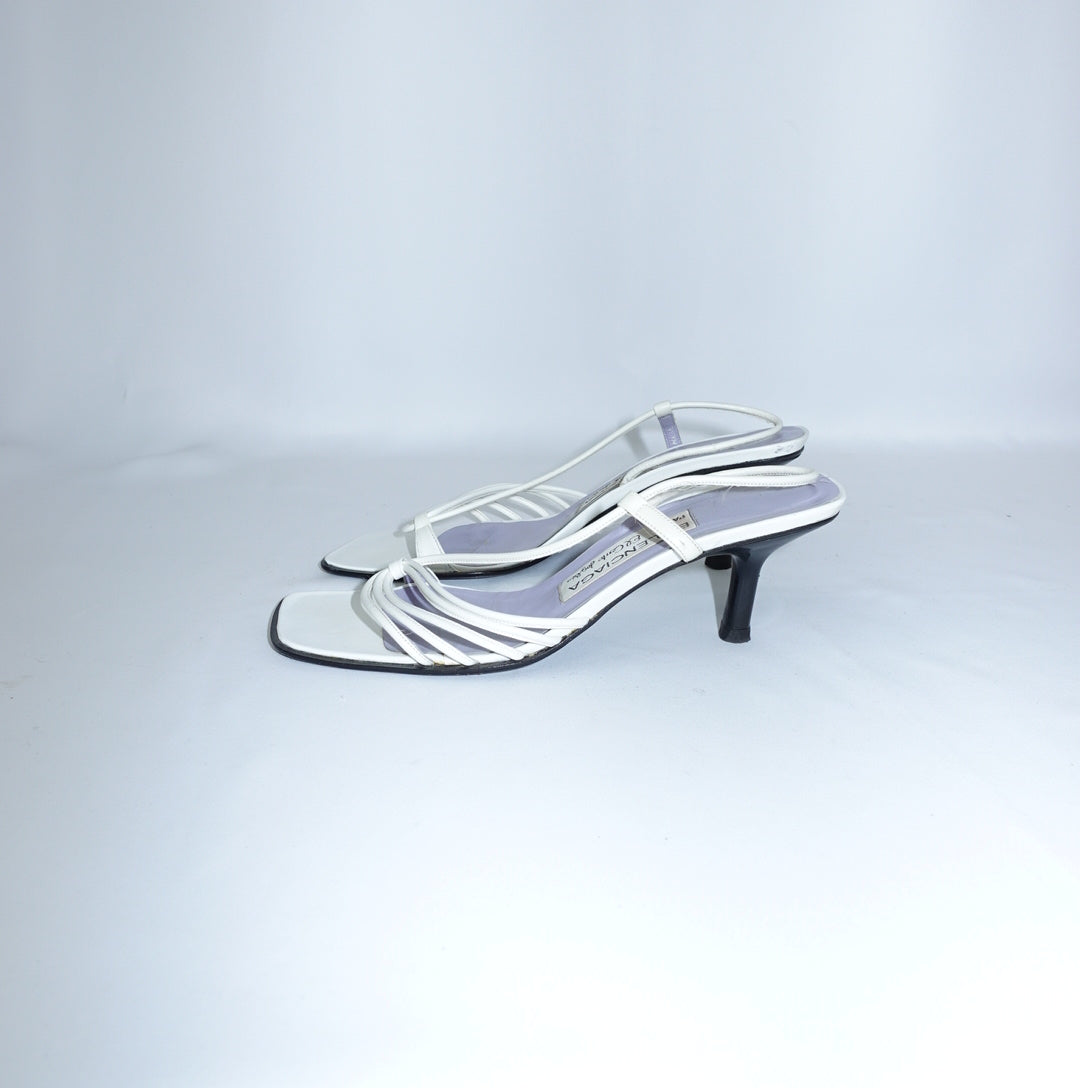 Balenciaga White Sandals 38