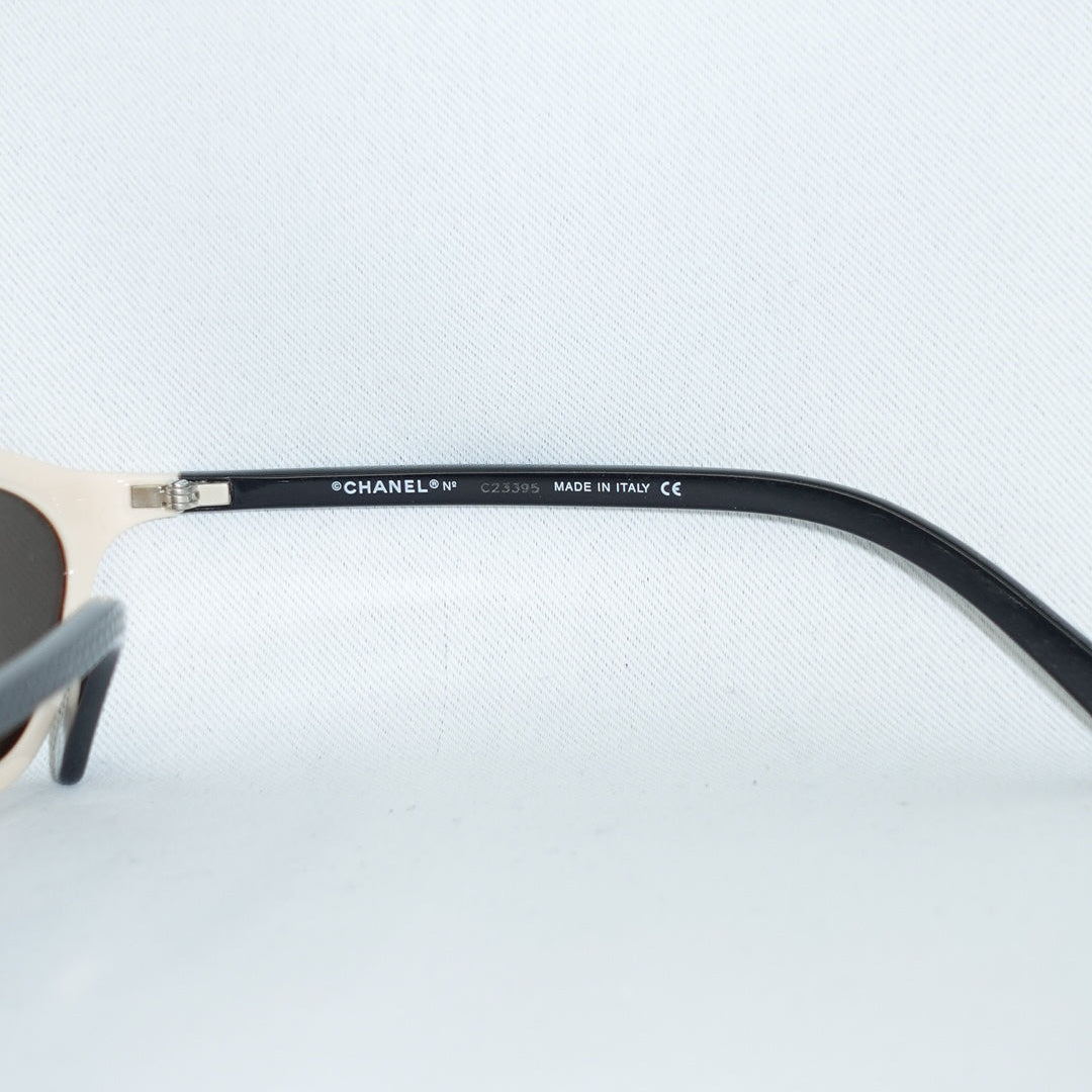 Chanel Black & White Sunglasses